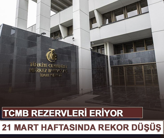 TCMB brüt rezervleri 8 milyar dolar azaldı