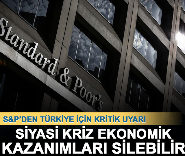  S&P'den Türkiye'ye kritik uyarı