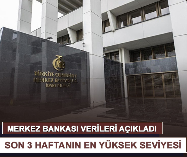 Merkez Bankası rezervleri yükselişte