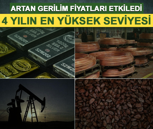 Emtia piyasalarında jeopolitik riskler öne çıktı