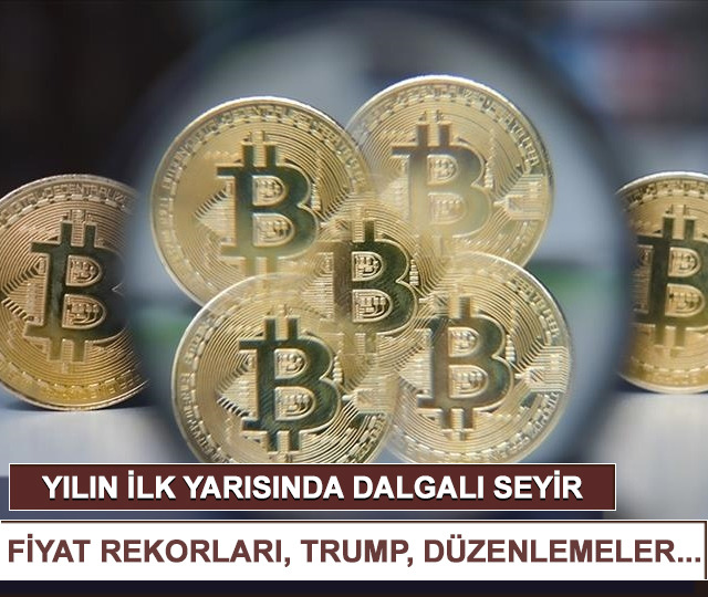 Kripto parada yılın ilk yarısında dalgalı seyir! Önce rekor sonra düşüş...