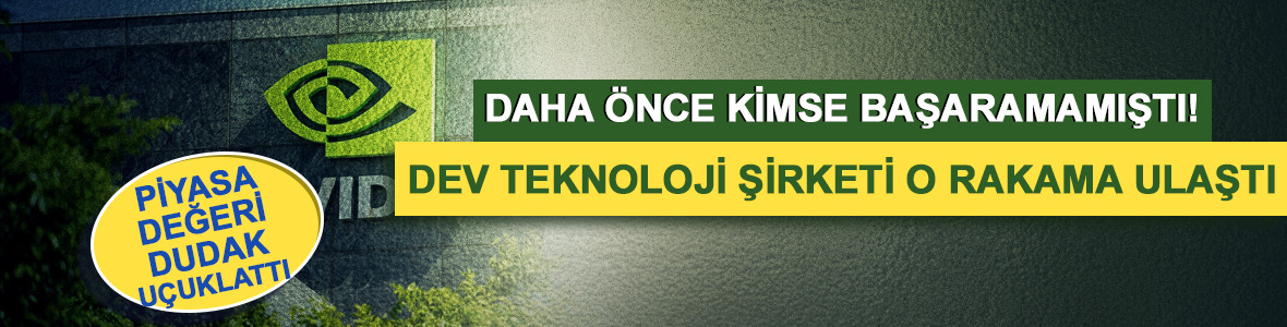 Daha önce kimse geçememişti! Dev teknoloji şirketi bir ilki başardı: Piyasa değeri o rakama ulaştı