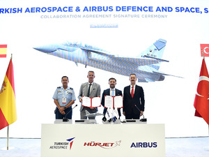 Savunma Sanayii Başkanlığı duyurdu! TUSAS ve AIRBUS'tan H&Uuml;RJET i&ccedil;in tarihi imza