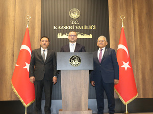 TCMB Başkanı Fatih Karahan, Kayseri'de ziyaretlerde bulundu