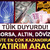 TÜİK duyurdu! İşte temmuzda en çok kazandıran yatırım aracı