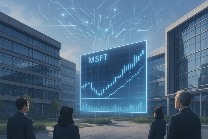 Yapay zeka rüzgarı Microsoft’u destekte tuttu, gözler 542 dolarda