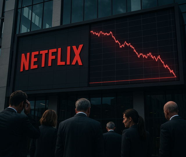 Netflix’te Yönetmen Koltuğu Boş, Hisse Senaryosu Düşüşle Yazılıyor