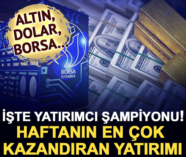 İşte haftanın en çok kazandıran yatırımı!