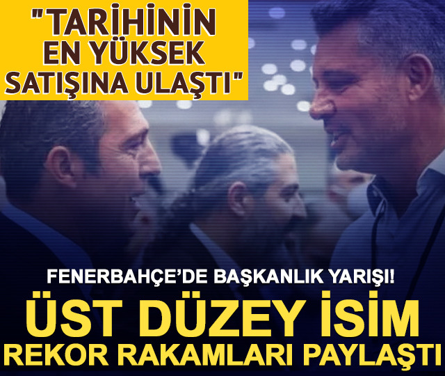 Fenerbahçe'de seçim günü! Üst düzey isim rekor rakamları açıkladı: "Tarihinin en yüksek satışına ulaştı"