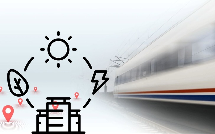 Hızlı trende büyük dönüşüm: Güneş enerjisine geçiş yapıldı