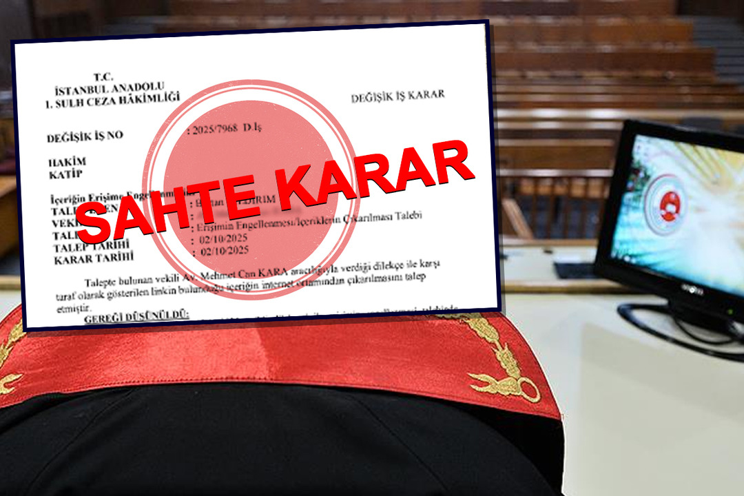 Sahte mahkeme kararıyla tekzip girişimi: Bertan Yıldırım vakası