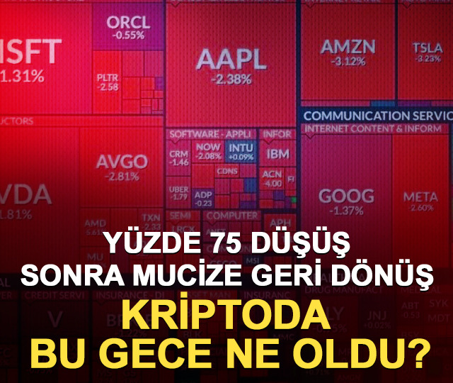 Yüzde 75 Düşüş, Sonra Mucize Geri Dönüş