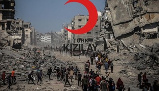 Kızılay, Gazze'de yardımları sürdürüyor