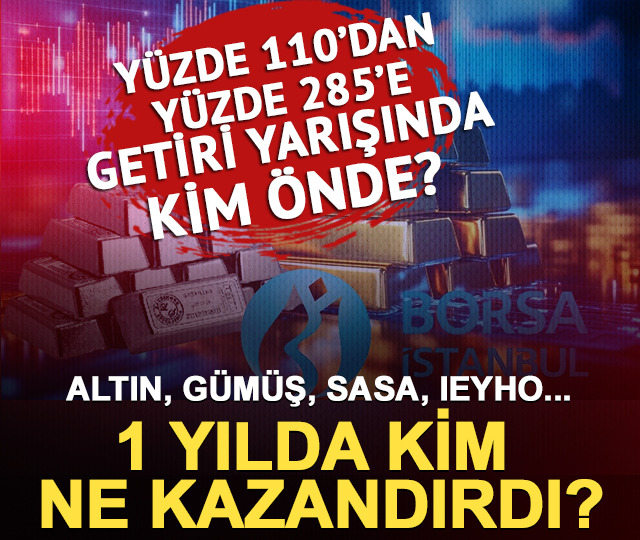 Altın, gümüş, SASA, IEYHO... 1 yılda kim, ne kazandırdı?