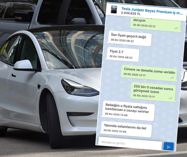 Tesla ilanında şaşırtan yanıt: “İlan fiyatı geçerli değil, bebeğim”