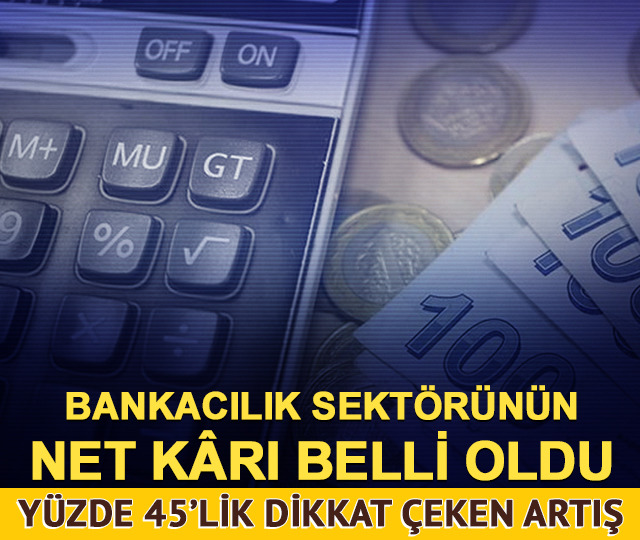 Bankacılık sektörünün net karı 9 ayda yüzde 45 arttı