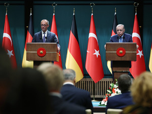 Cumhurbaşkanı Erdoğan, Merz ile görüştü! Dikkat çeken 'AB' mesajı