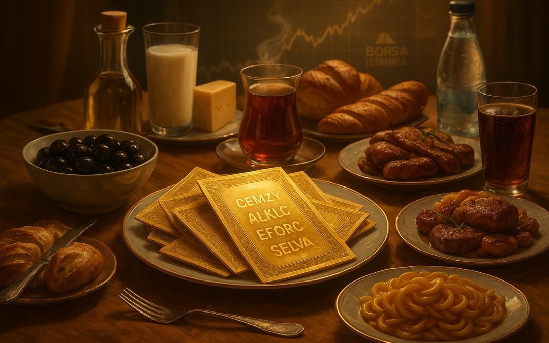 Borsa&rsquo;da sofra hisseleri y&uuml;kselişte: Zeytin, s&uuml;t ve kola aynı listede