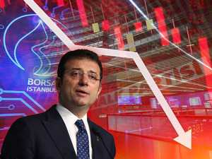 Ekrem İmamoğlu şoku borsayı vurdu! Kayıp yüzde 4'e yaklaştı