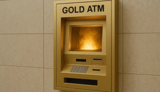 Altın ATM'si devrede: Uzun kuyruklar oluştu