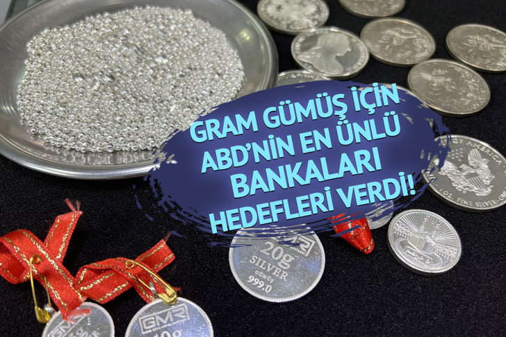 Gram gümüş için Amerika’nın en ünlü bankaları hedefleri verdi! “2026’da rekor kıracak, ama...”