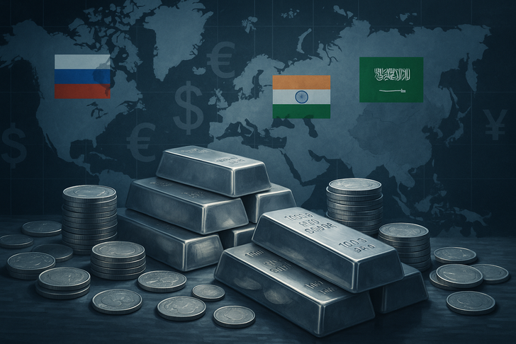Merkez Bankaları Gümüşe Dönüyor: Rusya, Hindistan ve Suudi Arabistan Alıma Başladı… Peki Sonra Ne Olacak?