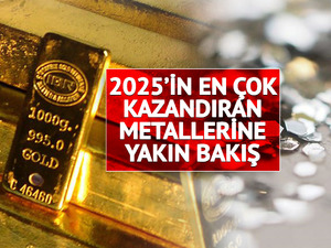 Altın artıyor, g&uuml;m&uuml;ş ve platin u&ccedil;uyor: 2025&rsquo;in en &ccedil;ok kazandıran metallerine yakın bakış