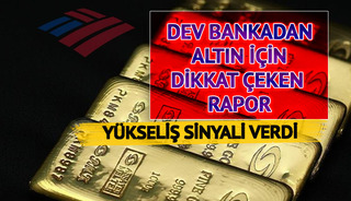 Bank of America’dan Altın İçin Flaş Rapor: “Yükseliş Daha Yeni Başlıyor Olabilir”