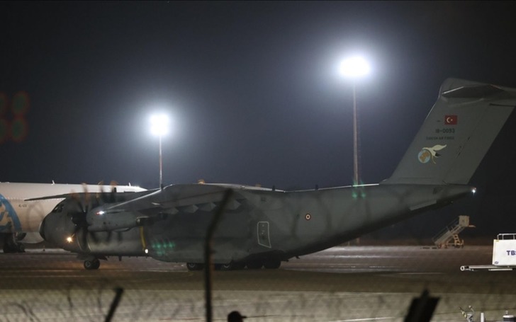 Gürcistan'da düşen askeri uçakta şehit olan askerlerin naaşları Türkiye'ye getirildi