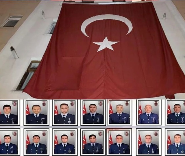 Düşen uçakta şehit olan askerlerin naaşlarının adli tıptaki işlemleri tamamlandı