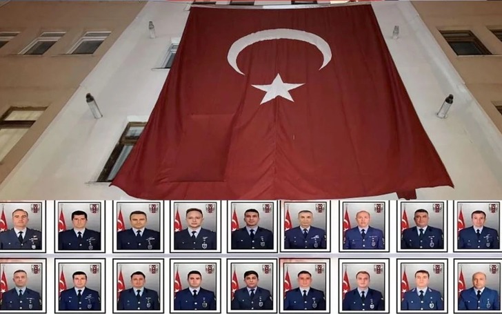 Düşen uçakta şehit olan askerlerin naaşlarının adli tıptaki işlemleri tamamlandı