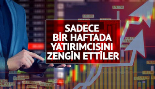 Ne altın ne dolar… Bir haftada yatırımcısını zengin eden hisseler belli oldu!