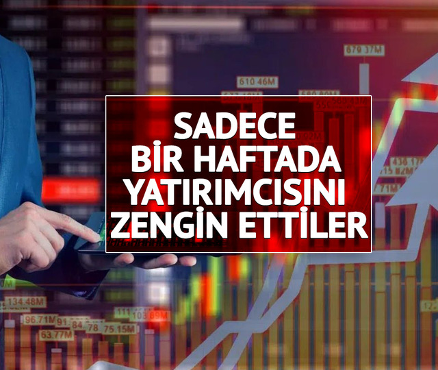 Ne altın ne dolar… Bir haftada yatırımcısını zengin eden hisseler belli oldu! - 