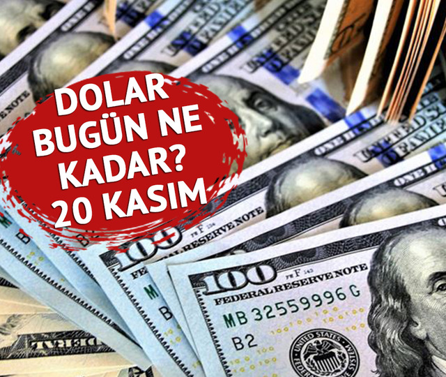 Dolar bugün ne kadar? Güne yatay seyirle başladı! (20 kasım)