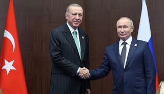 Cumhurbaşkanı Erdoğan, Rus lider Putin ile görüştü