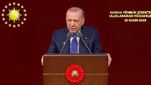 Erdoğan: "Kadına yönelik şiddet insanlık suçudur"