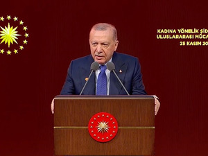 Erdoğan: "Kadına y&ouml;nelik şiddet insanlık su&ccedil;udur"