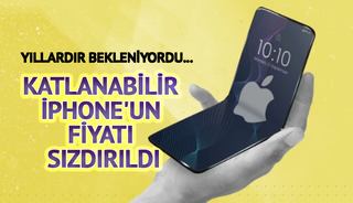 Katlanabilir iPhone'un fiyatı sızdırıldı