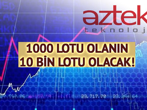 Aztek Teknoloji&rsquo;den rekor niteliğinde y&uuml;zde 900 bedelsiz sermaye artırımı