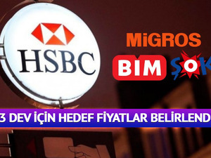 SOKM, BIMAS, MGROS...HSBC, dev şirketlerin hisseleri i&ccedil;in hedef fiyatı belirledi