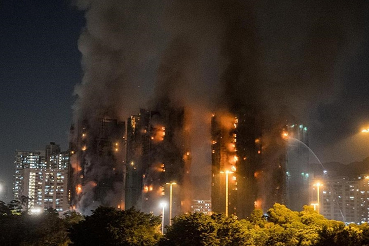 Hong Kong'da yangın felaketi! Ölenlerin sayısı 146'ya yükseldi