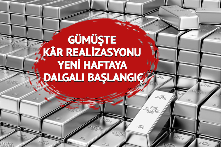 Gümüşte kâr realizasyonu: Yeni haftaya dalgalı başlangıç