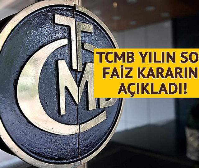 SON DAKİKA|Beklentilerle paralel! Merkez Bankası yılın son faiz kararını açıkladı