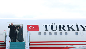 Cumhurbaşkanı Erdoğan, Türkmenistan'a gitti