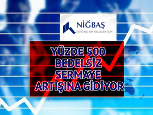 NIBAS onayı aldı! Y&uuml;zde 500 bedelsiz sermaye artışına gidiyor