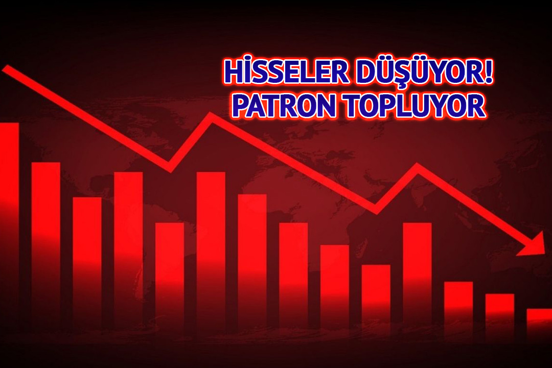 Hisseler d&uuml;ş&uuml;şte! Patron topluyor