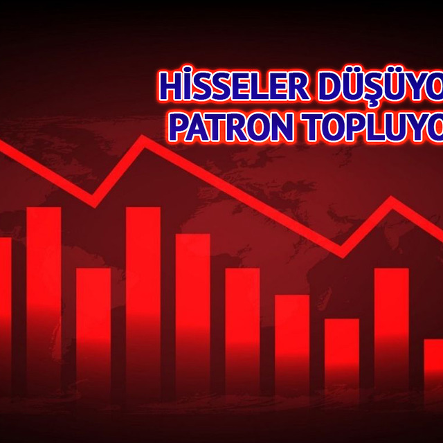 Hisseler d&uuml;ş&uuml;şte! Patron topluyor