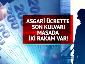 Asgari &uuml;crette son kulvar: Masada iki rakam var!
