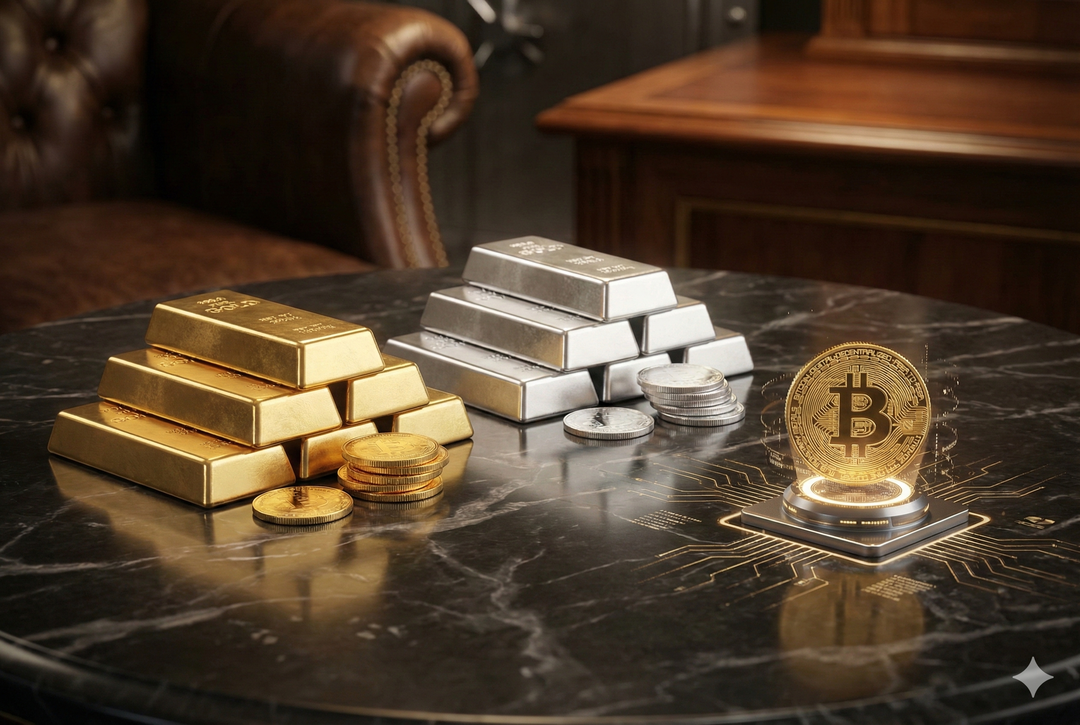 Yatırımcı Ne Almalı? Altın mı, Bitcoin mi, G&uuml;m&uuml;ş m&uuml;? ABD&rsquo;li 3 Dev Bankadan 2026 Yol Haritası Geldi