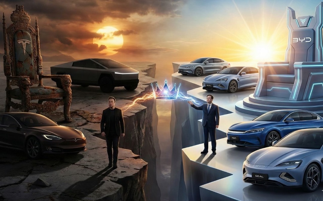 Elon Musk devri kapandı: Tesla tahtını BYD&rsquo;ye bıraktı